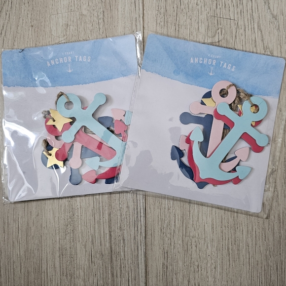 Handmade Whale Decor w 3 pks Anchor Tags - Picture 3 of 6